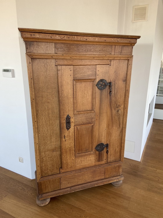 Image 1 of Credenza antica in rovere Spinde, legno di quercia anticato