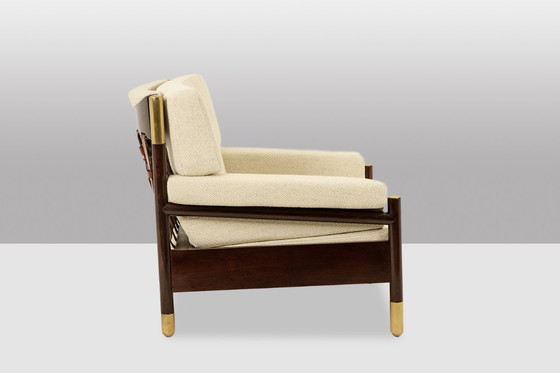 Image 1 of Carlo di Carli. Par de sillones "Sella" de palisandro. Década de 1960.