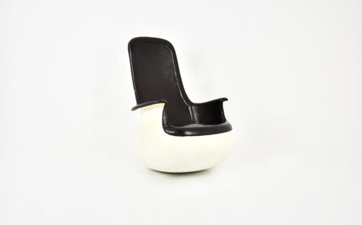Sessel „Culbuto“ von Marc Held für Knoll International, 1960er Jahre – fauteuils, Leather, Fiberglass