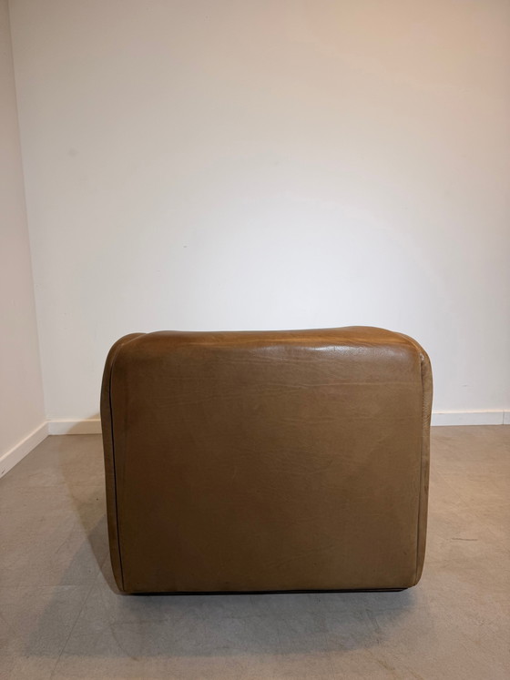 Fauteuil lounge vintage en cuir De Sede DS-47 avec repose-pieds (photo 7 of 7)