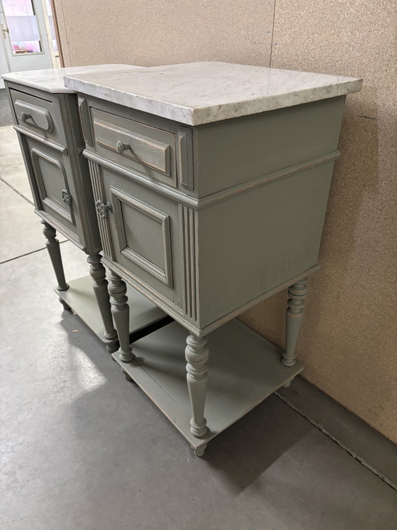 Image 1 of Ensemble de tables de chevet Brocante