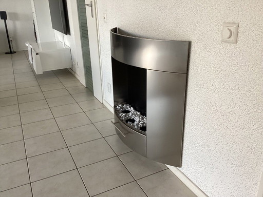 Stainless steel gel fireplace