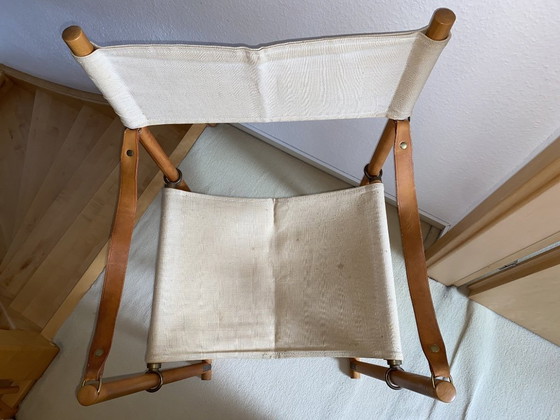 Image 1 of 4 chaises pliantes Mogens Koch Cado Safari MK16 - Design danois