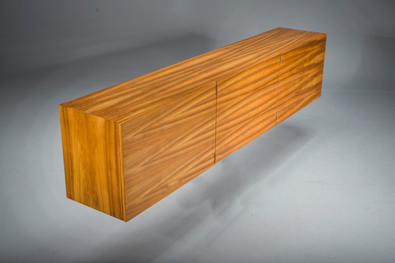 Image 1 of  Vintage wandkast in notenhout, 1960