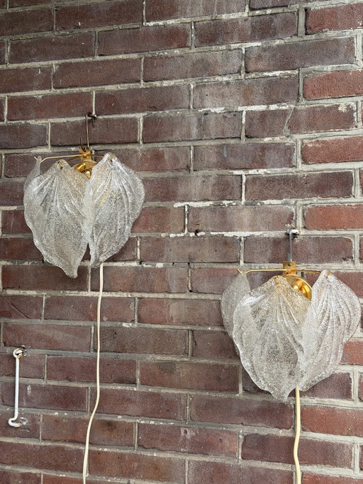 Novaresi Murano Wall Lamps Set of 2 – wandlampen, Metal, Murano Glass (photo 2 of 15)