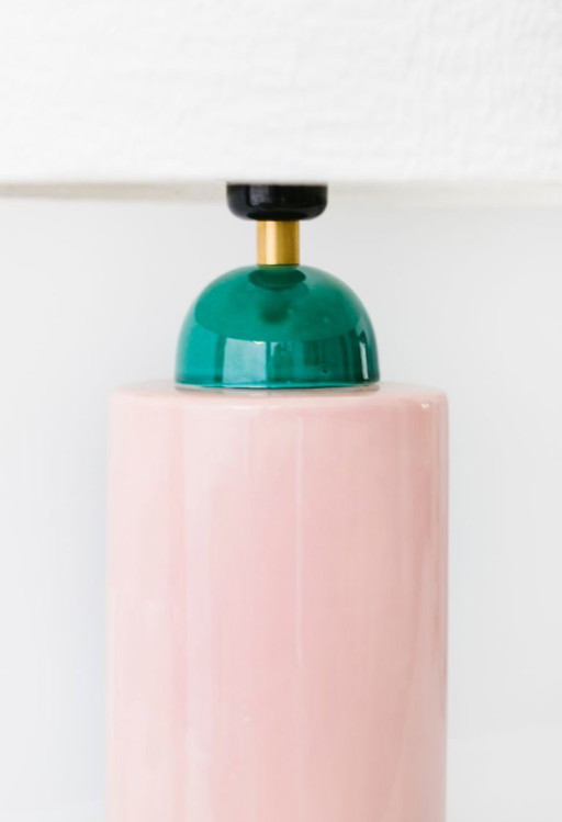 Kapsul-Lampe, Val Pottery Papilu – tafellampen, Ceramic (photo 2 of 3)
