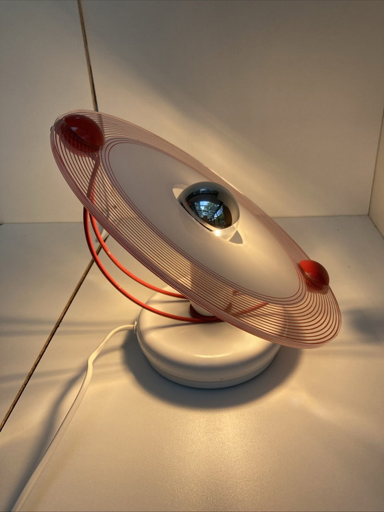 Image 1 of Lampada da tavolo "Disco", design italiano vintage anni '80