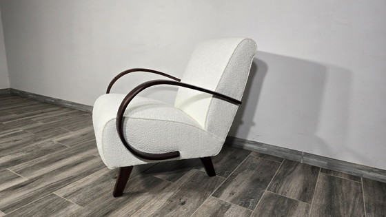 Image 1 of Art Deco Lounge Chair by Jindrich Halabala, 1940s