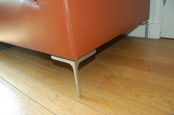 Image 1 of Cognac leather Bloq sofa Design on Stock