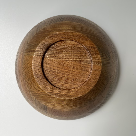 Image 1 of Set à salade scandinave vintage, saladier et couverts en teck, Suède, années 60