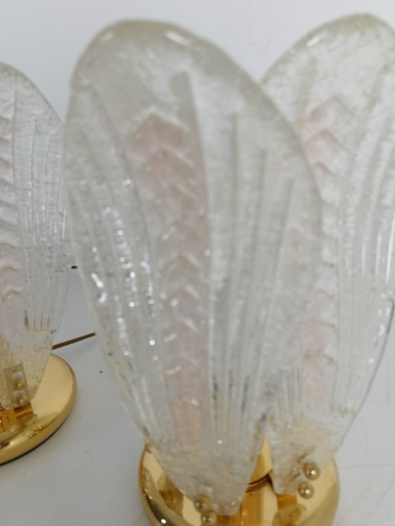 Image 1 of Italian Murano Glass Petali Table Lamp, 1970s