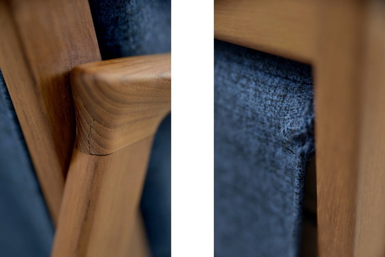 Image 1 of Vintage mid-century Australische moderne teakhouten bank en fauteuils van Parker Furniture, jaren 1950, set van 3