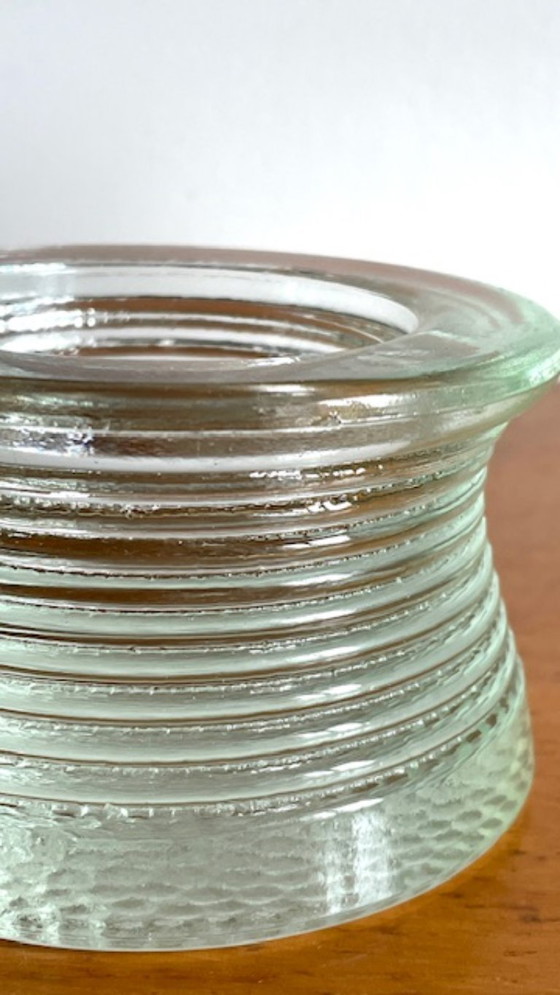 Image 1 of Vintage Glass Paperweight Trinket Tray