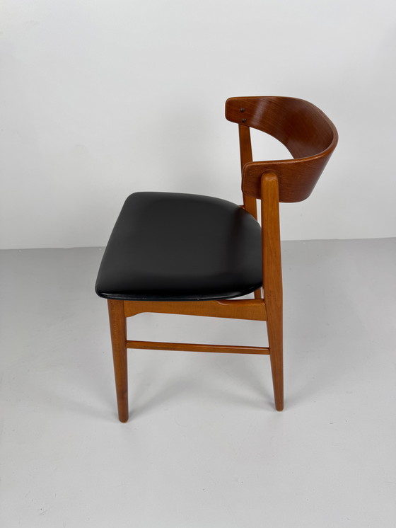 Image 1 of Set van 6 Farstrup model 206 eetkamerstoelen – Deens mid-century design