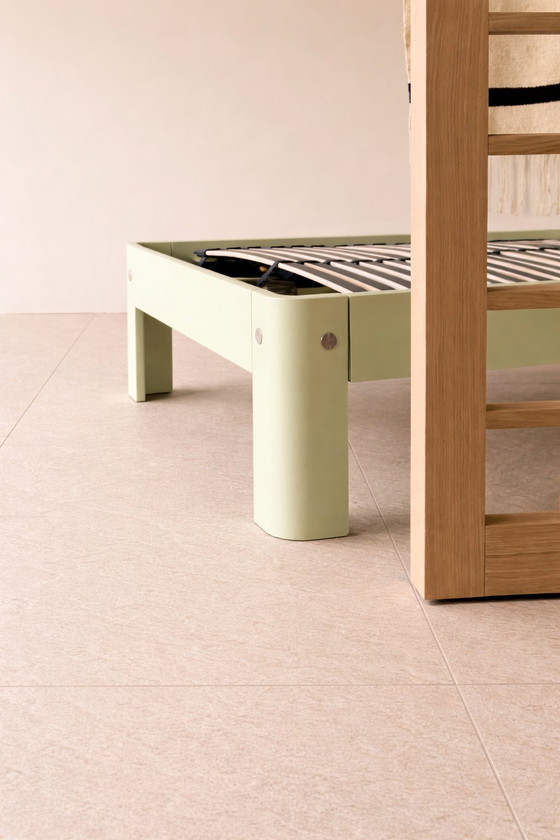 Image 1 of Cama Auping Auronde + base de láminas – verde salvia