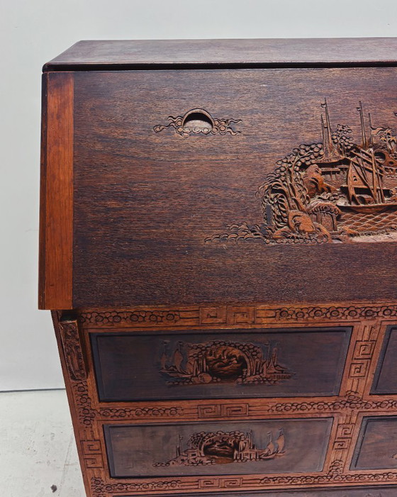 Escritorio secretario chino antiguo – Armarios de almacenamiento, Wood (photo 9 of 15)