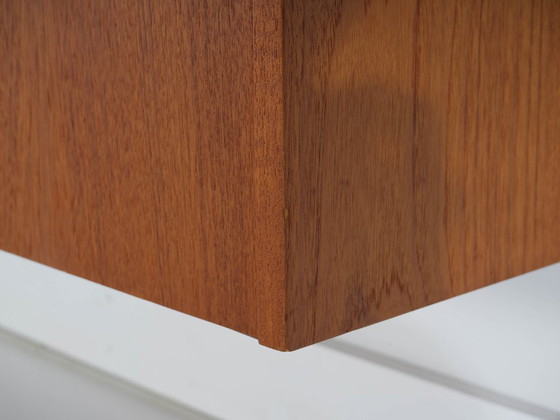 Danish Modular Shelving From The 1970s — Teak Veneer With Black Wall Rails, Ten Shelves – Bookcases, Wood (photo 15 of 18)
