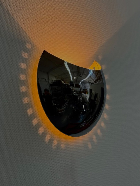 Image 1 of Ensemble de 2 appliques murales vintage style spatial par Reggiani Goffredo