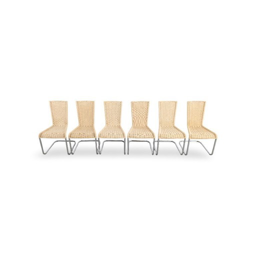 Set of 6 Tecta cantilever chairs B20 / WK724 Jean Prouve cantilever chairs