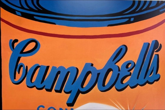 Image 1 of Alan Bortman: "Hommage an Andy Warhol". In der Platte signiert.