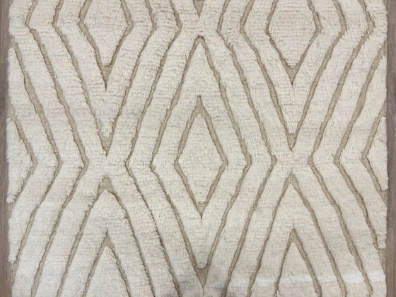 Image 1 of Grande tappeto Beni Ouarain – Realizzato a mano – 297 cm x 199 cm