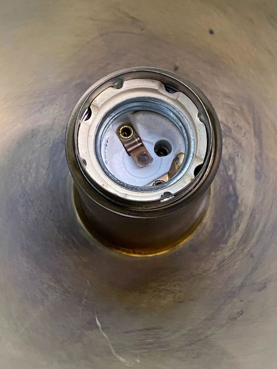 Image 1 of Lampada da soffitto anni '70 Florian Schulz Posa ottone Lampada a sospensione in ottone anni '70