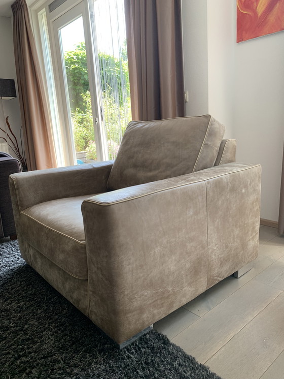 Image 1 of Sehr schöner Ledersessel / Loveseat