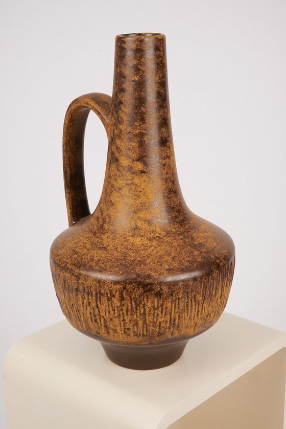 Image 1 of Fritz Van Daalen ceramic vase. Mid-century