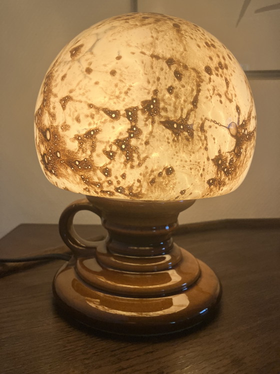 PAN Ceramic Marbled Table Lamp – PAN Keramik, Glass (photo 2 of 15)