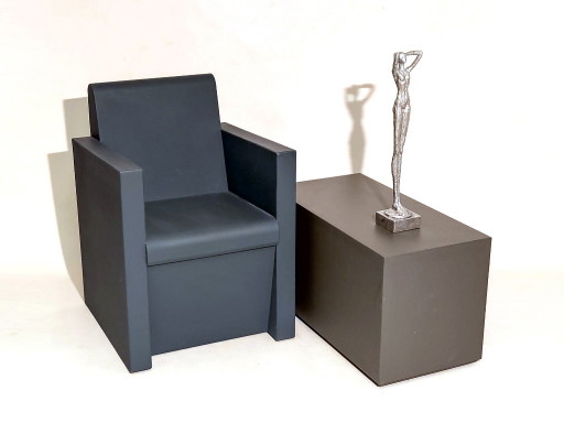 Zitmeubelen Foam Coated Furniture – fauteuils, Plastic, Vintage