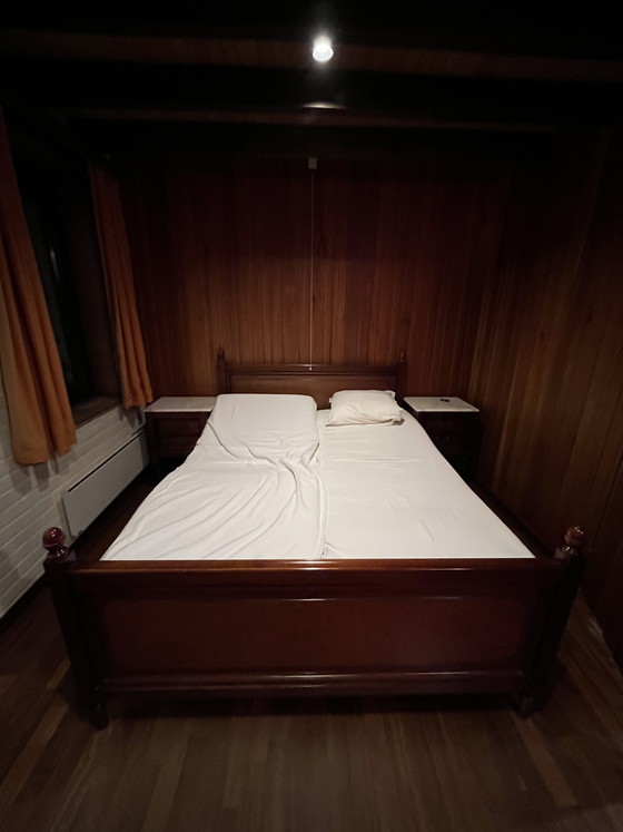 Image 1 of Cadre de lit Tamarac King 140 x 200 cm avec tables de chevet