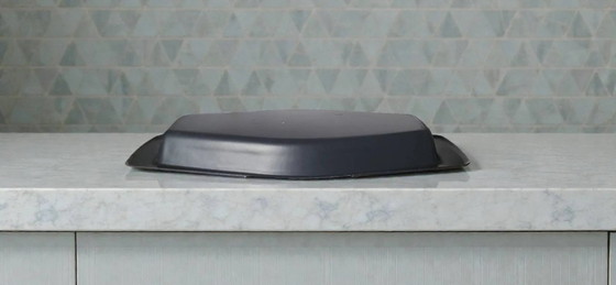Aubecq Platter, 1960s-70s – Crockery, Metal, Industrieel (photo 5 of 7)