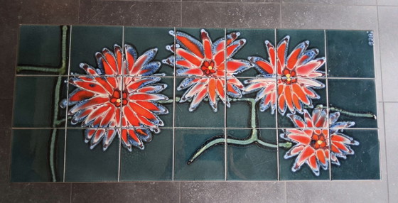 Image 1 of Salontafel met bijzet tafeltje Adri jaren 60/70