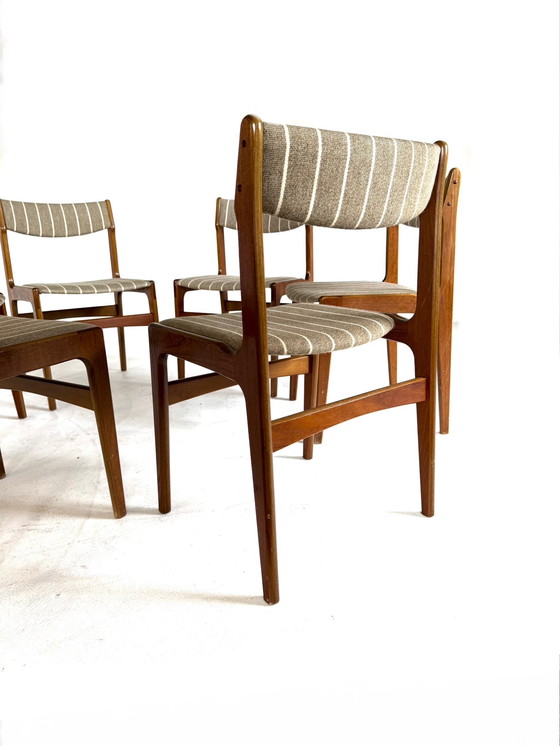Image 1 of 6x vintage dining chair Erik Buch, OD Møbler '60