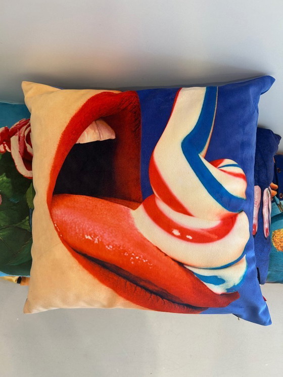 Cuscino Seletti - Al Pezzo - Miele – Cuscini, Textile, Velvet (photo 4 of 6)