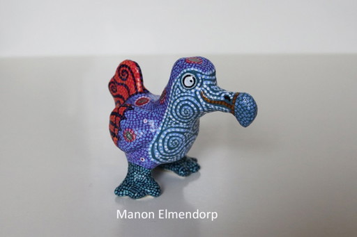 Figura única 100% hecha a mano de dodo/arte de pájaro nuevo