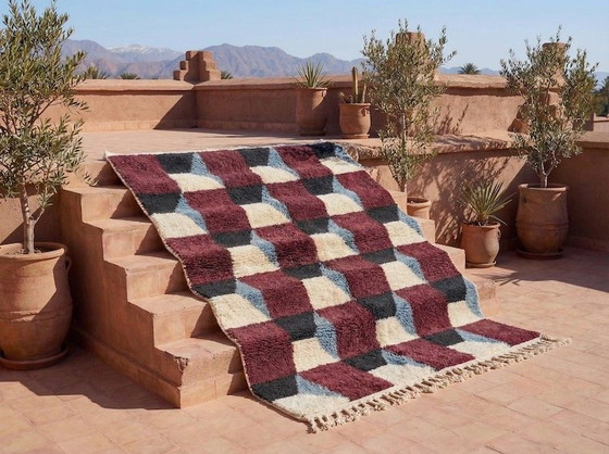 Image 1 of Authentiek traditioneel handgemaakt Berberkleed, 150/250 cm