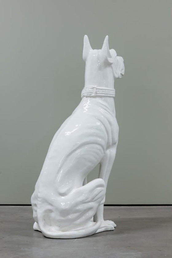 Image 1 of Life-size Great Dane ceramic