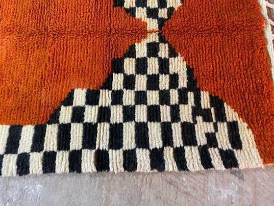 Tapis Artisanal Marocain Fait Main Dans L’Atlas 200cmx200cm – Wool (photo 4 of 6)