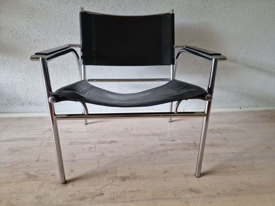 Vollenbrock Leolux Fauteuil 4735 Années 1980 – Chrome, Cuir (photo 10 of 10)