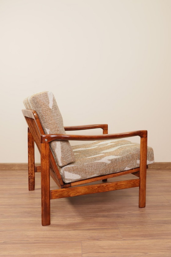 Image 1 of Poltrona vintage safari beige 1965 design scandinavo