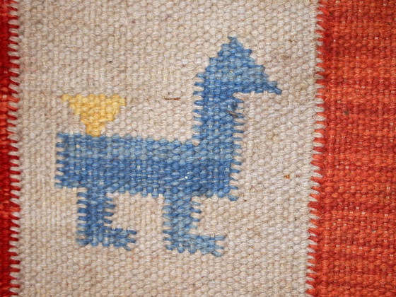 Image 1 of Kilim Gabbeh persiano vintage fatto a mano, 171 cm x 229 cm, anni '60 - 1C518