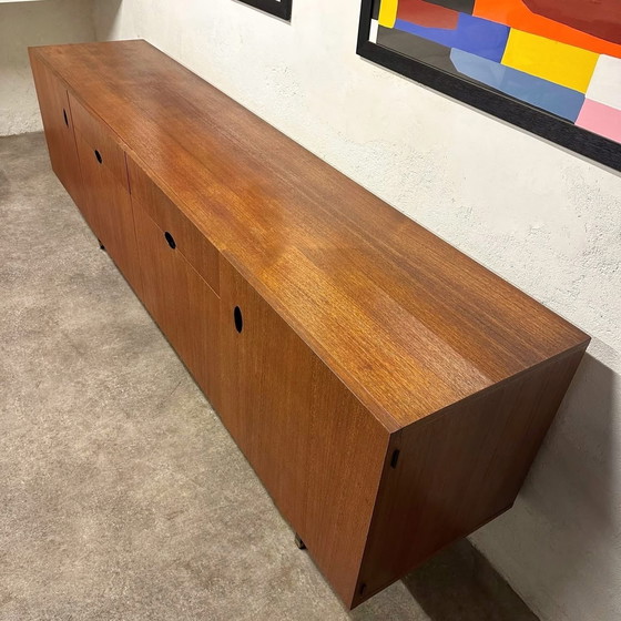 Image 1 of Aparador de teca de Paul Geoffroy, 1950