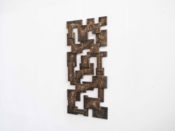 Brutalist Wall Art EBBE OBJECTS — RELIEF 02 – Bildhauerei, Metal (photo 3 of 8)