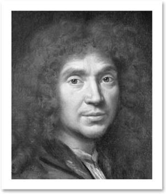 Image 1 of Moliere Art Doll | Handmade Textile Figurine | French Playwright Gift | Literature Teacher Gift | Library Decor