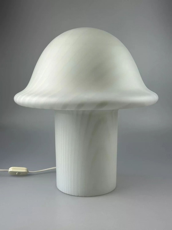 Image 1 of XL 60's 70's Peill & Putzler Germany Lampe de table Mushroom verre Space Age