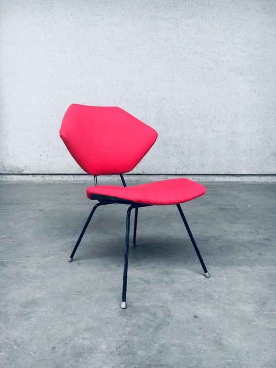 Image 1 of Midcentury Modern Design Low Side Chair set, Italy 1950's