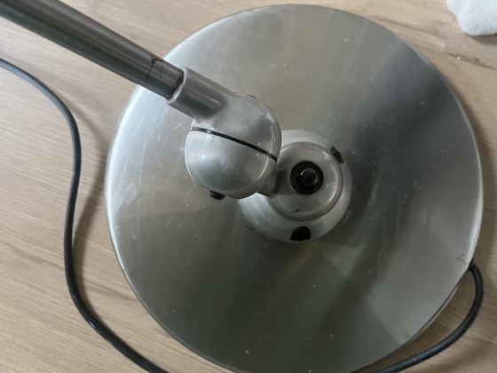 Image 1 of Jieldé vloerlamp met 6 armen – mat zilverkleur – industrieel design
