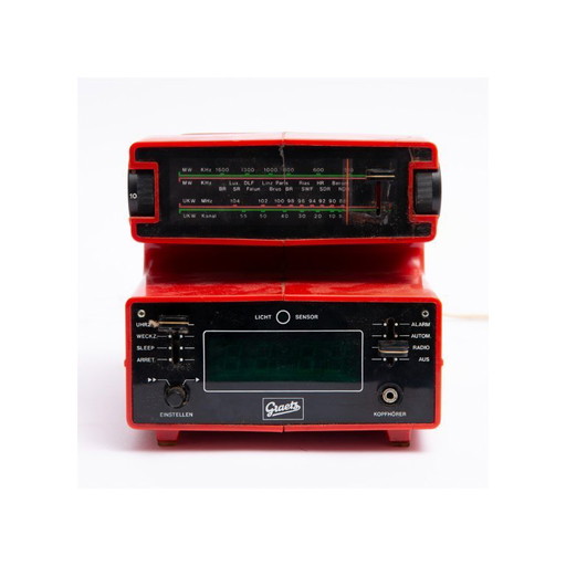 1970s vintage Graetz Form 100A radio clock