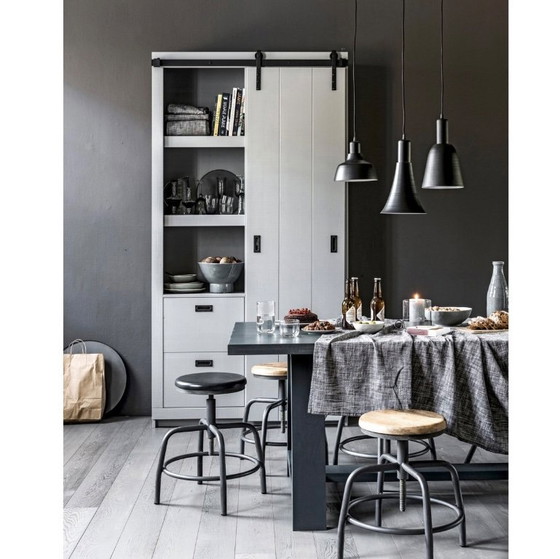 Image 1 of Armadio "Barn Slide" di VT wonen - Grigio cemento